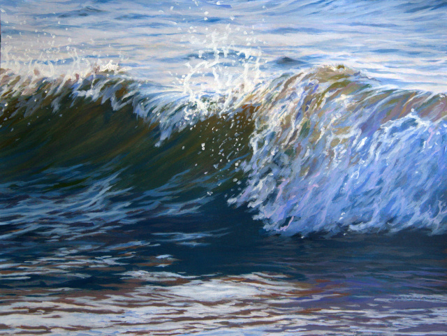 Green Wave #2, 8" x 11"    SOLD