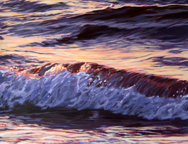 Red Wave #7 8" x 11"     SOLD