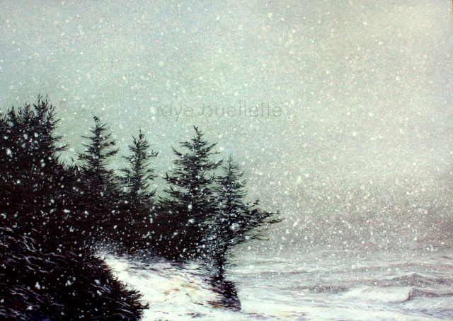 Winter Wave, 36" x 51"   SOLD