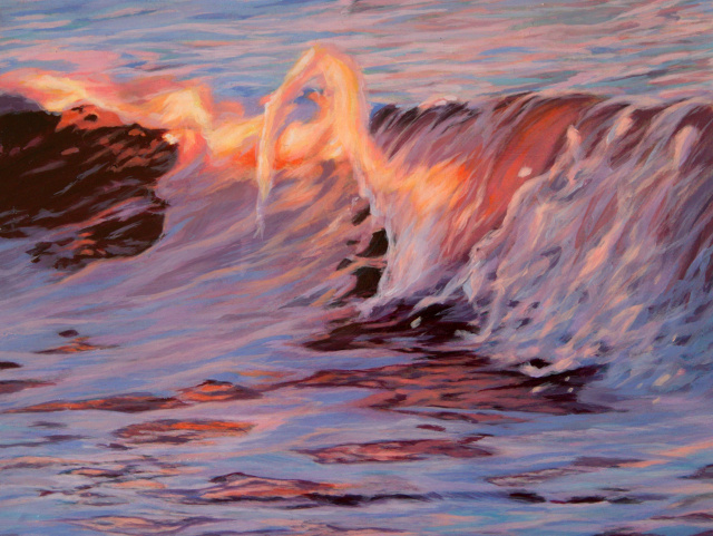 Orange Wave #1, 8" x 11"       SOLD    