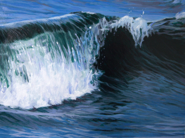 Blue Wave #11, 8" x 11",    SOLD