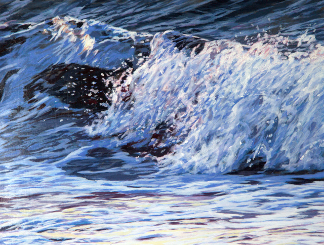 Indigo Wave #1, 8" x 11"    SOLD