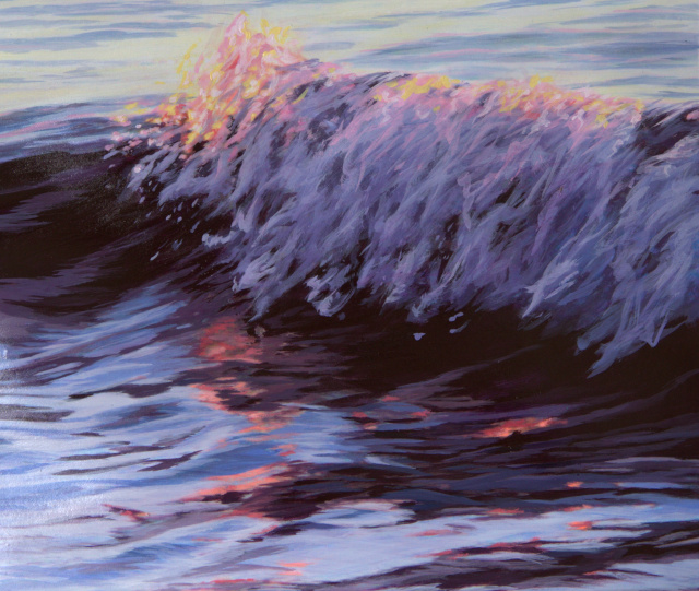 Purple Wave #1,  8" x 9",     SOLD