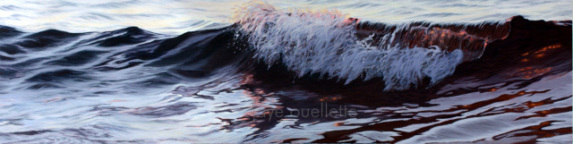 Wave9, 17" x 66".     SOLD