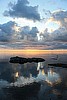  clouds on water